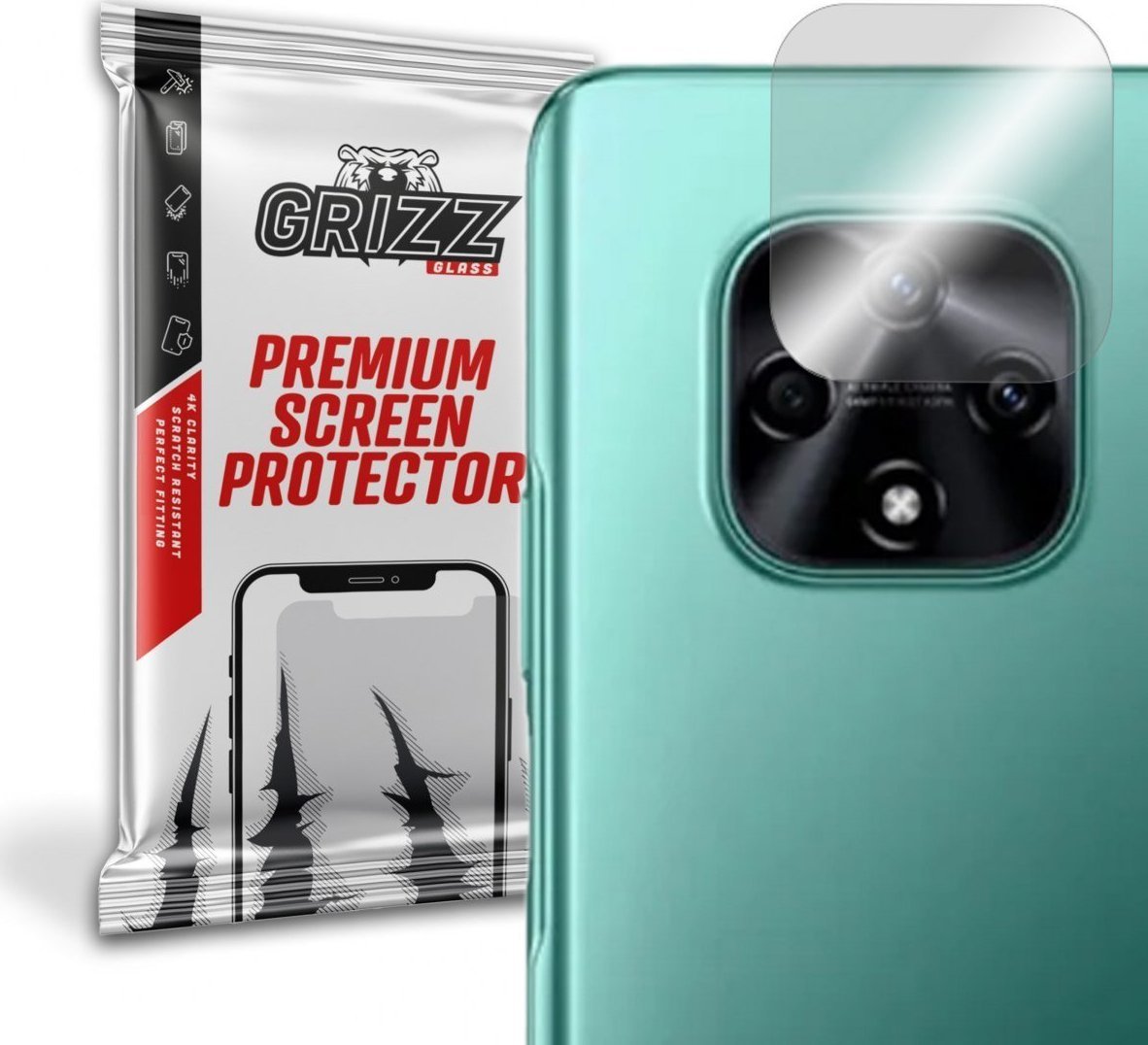 GrizzGlass Szkło hybrydowe na aparat Grizz Hi nova 9Z