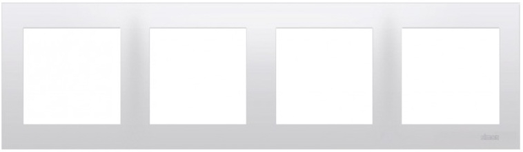 Kontakt-Simon Ramka poczwórna SIMON54 uniwersalna biała - DR4/11