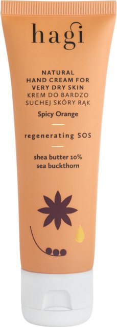 Hagi Hagi Naturalny, regenerujący krem do rąk Korzenna Pomarańcza 50 ml