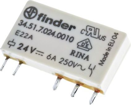 Finder Przekaźnik miniaturowy 1P 6A 24V DC (34.51.7.024.0010)