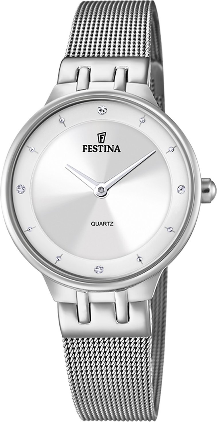 Zegarek Festina Zegarek damski Festina F20597-1 CYRKONIE srebrny