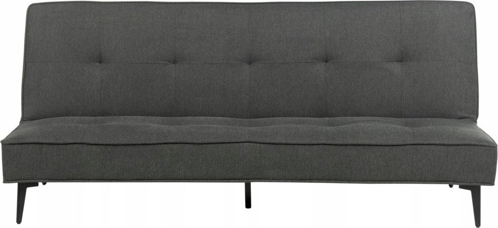 Beliani Sofa rozkładana ciemnoszara ESSVIK