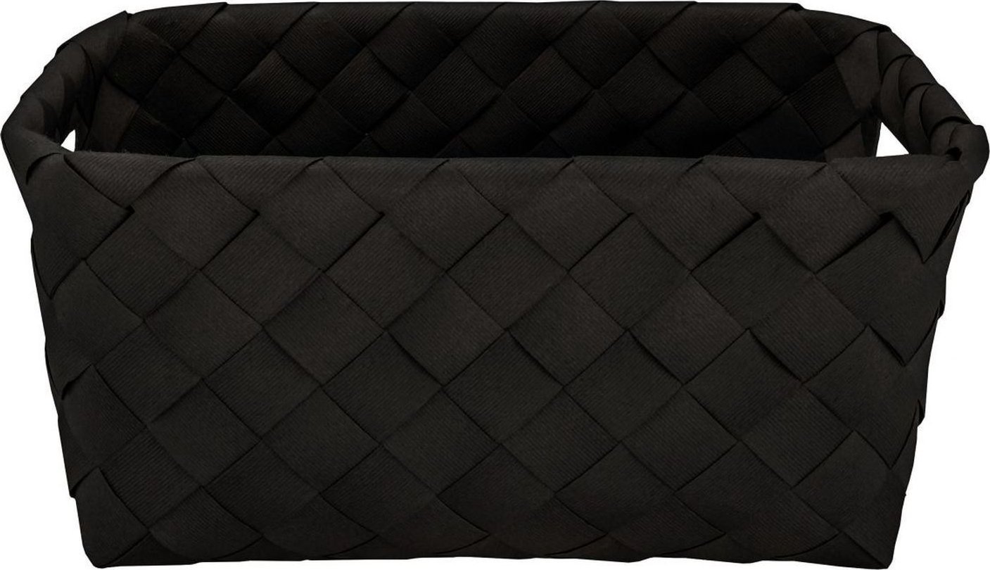 Kleine Wolke Kleine Wolke Aspera Koszyk/Pojemnik łazienkowy czarny M tworzywo sztuczne