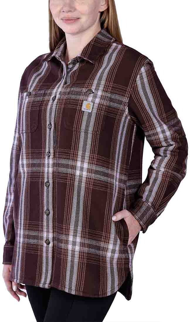 Koszula Wierzchnia z Polarem Heavy Lavender