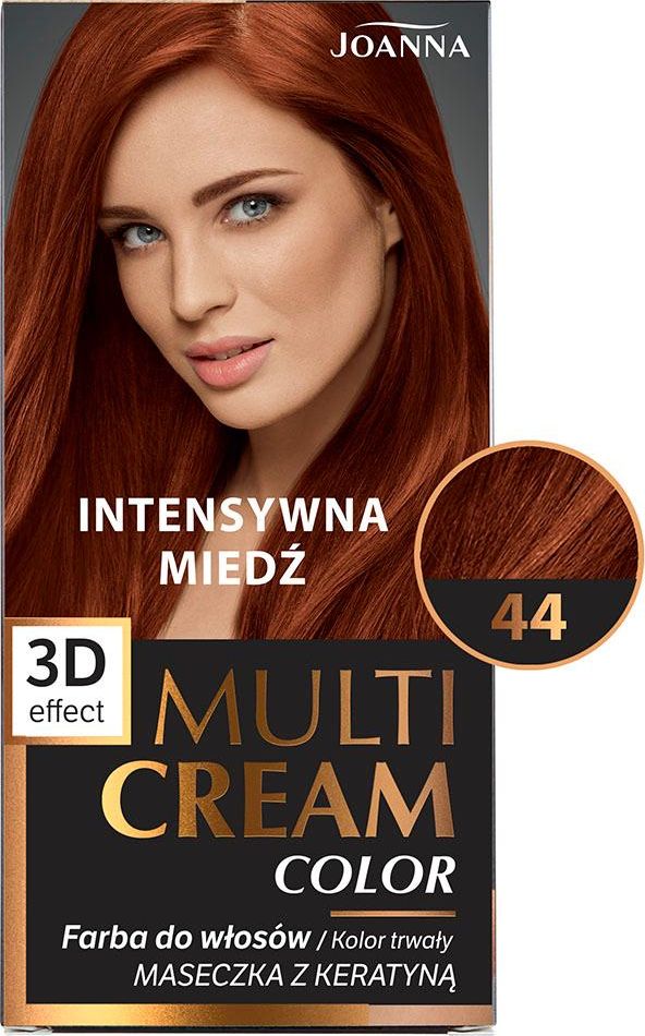 Joanna Multi Cream Color Farba nr 44 Intensywna Miedź