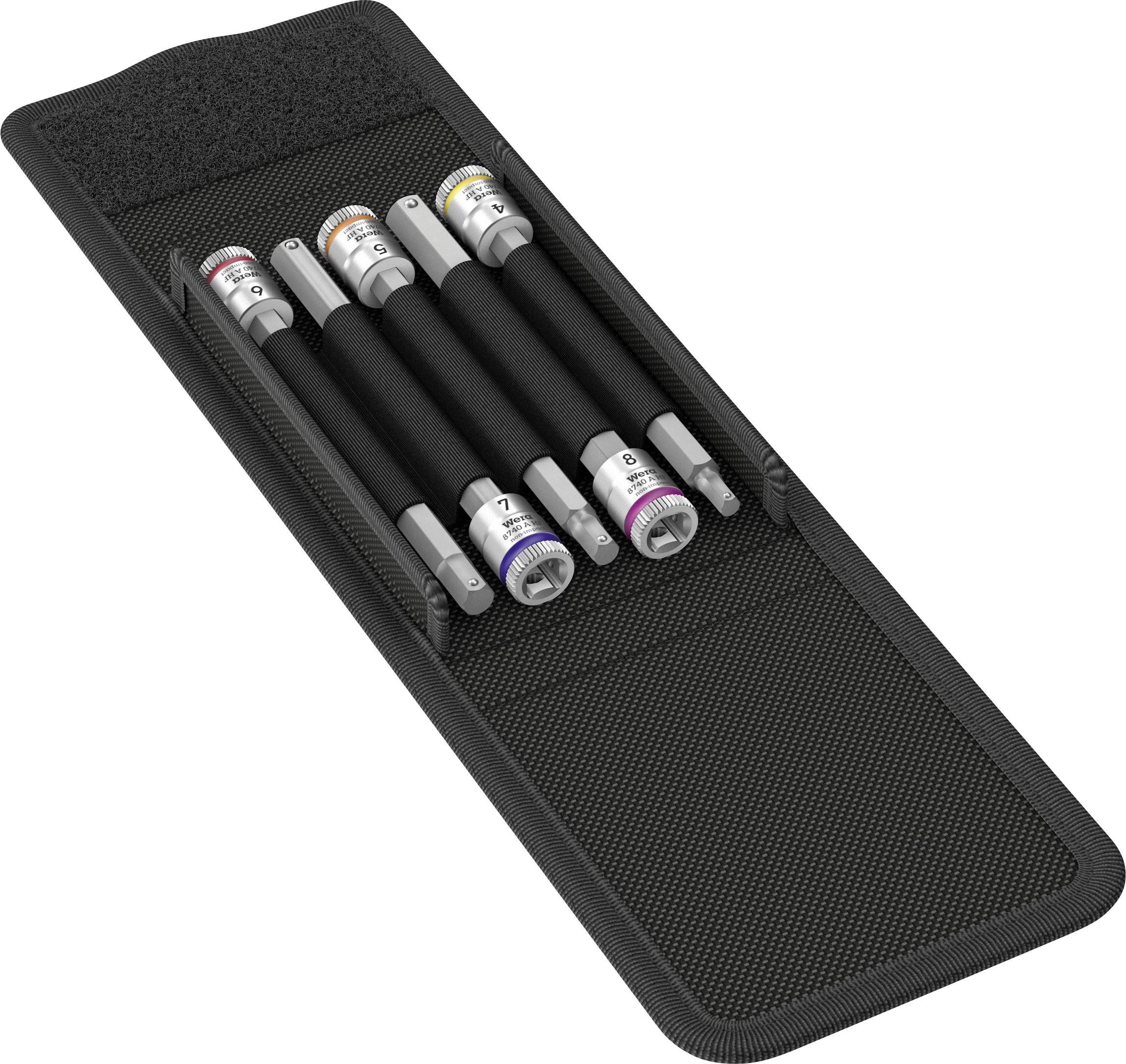Wera Zestaw bitów nasadowych Zyklop 1/4" do śrub z gniazdem sześciokątnym z funkcją przytrzymywania (05003345001)