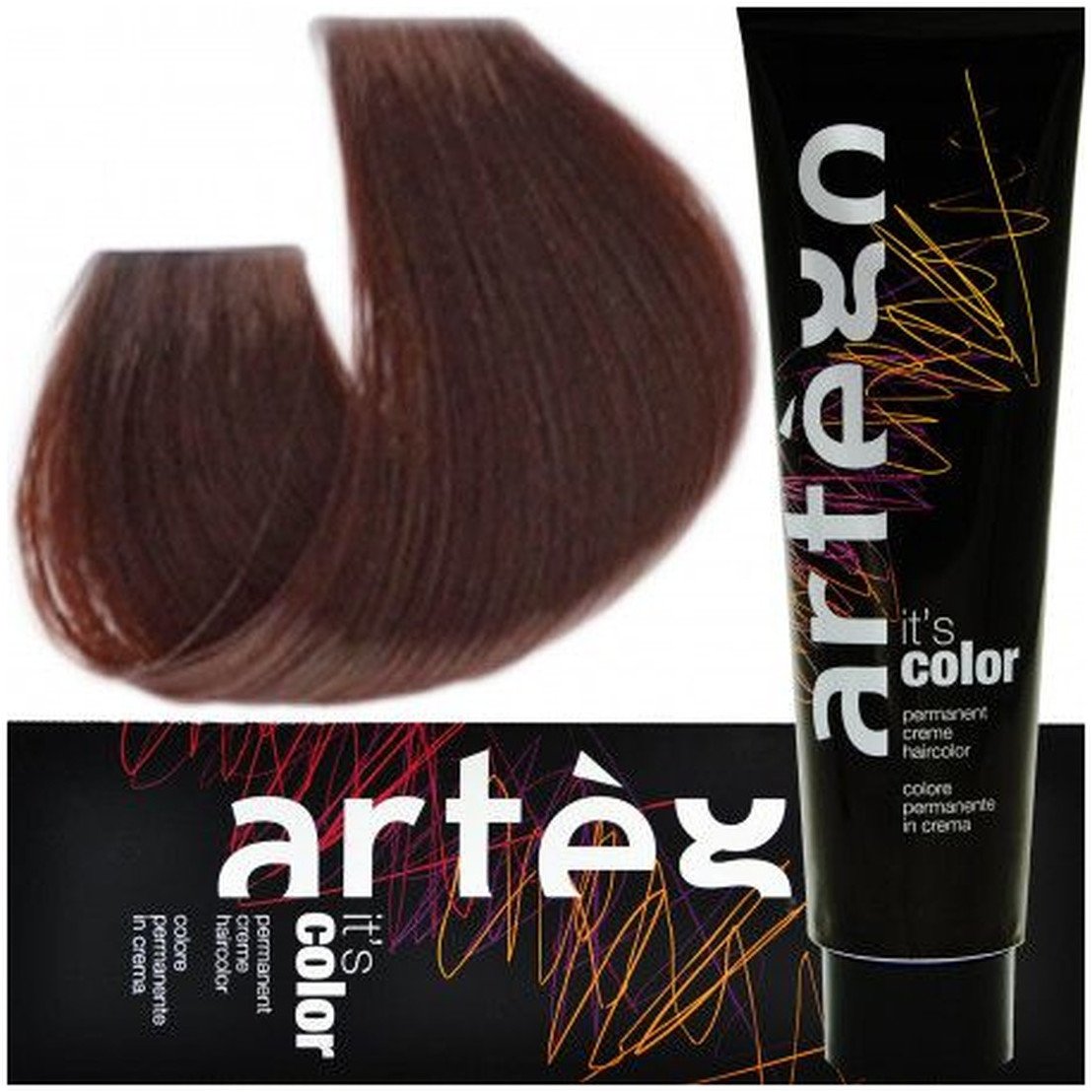 Artego Its Color Farba do włosów w kremie 150ml Jasny Miedziany Brąz (5.4 - 5K)