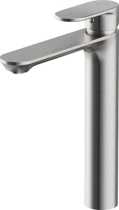 Bateria umywalkowa Cersanit Crea stojąca nikiel szczotkowany (S951-335)