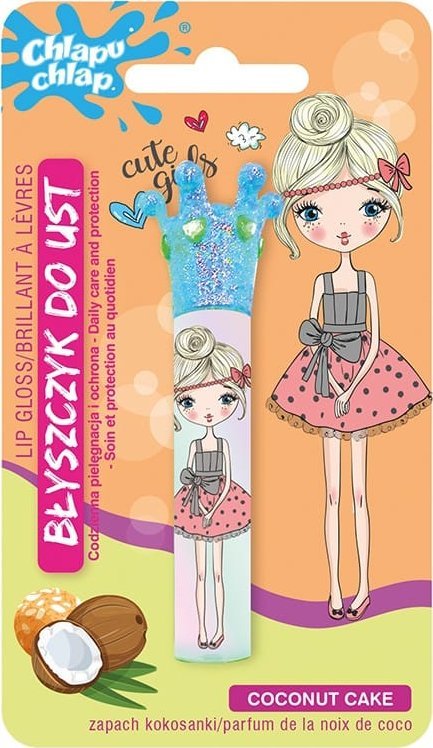 Chlapu Chlap CHLAPU CHLAP Błyszczyk do ust z koroną Kokosanka 1,8 ml