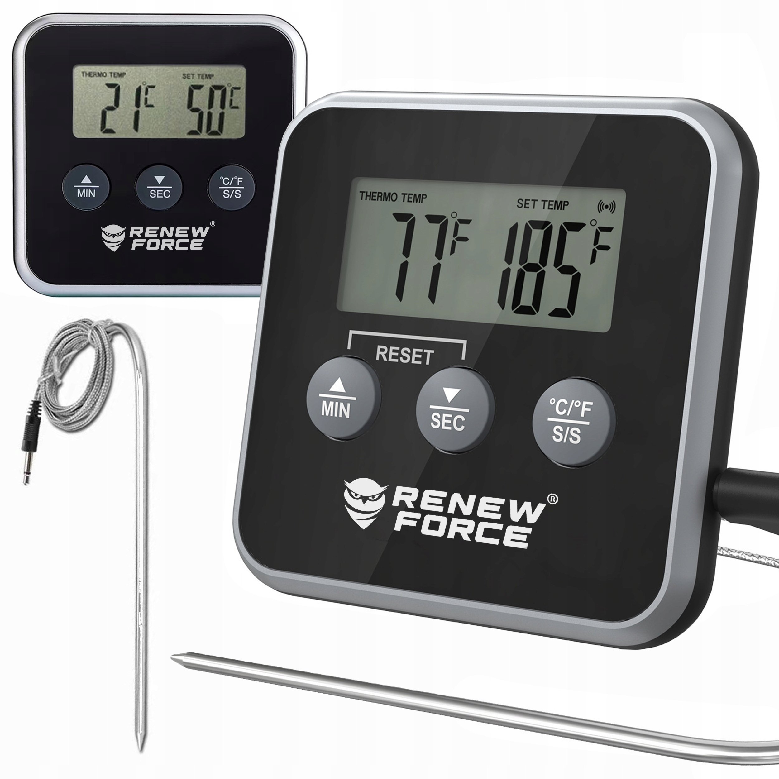 Termometr z sondą kuchenny Renew Force