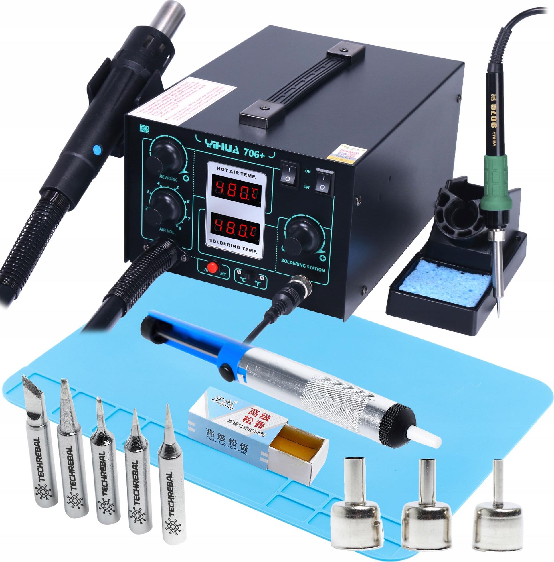 Techrebal Stacja lutownicza 706+ KIT25