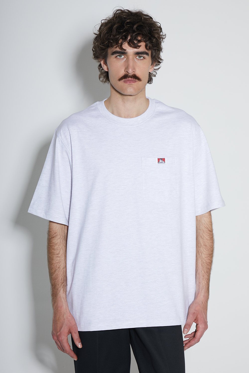 Koszulka Ben Davis Heavy SS Duty Pocket Ash