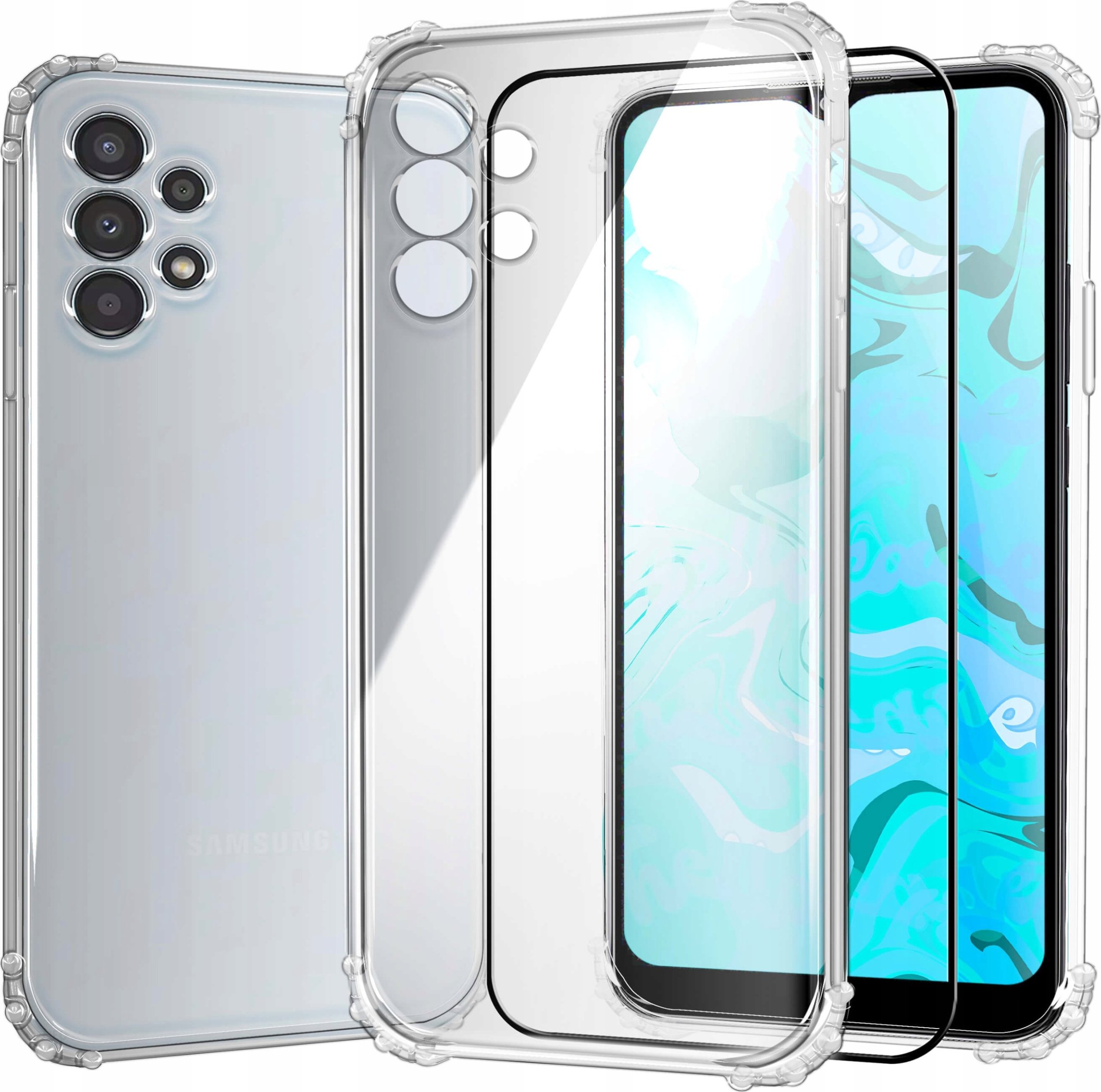 Hello Case ETUI PANCERNE DO SAMSUNG GALAXY A13 4G | CASE SILIKON GUMOWE SLIM SZKŁO