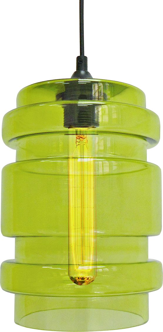 Lampa wisząca Candellux Decorado retro industrial zielony (31-36650)