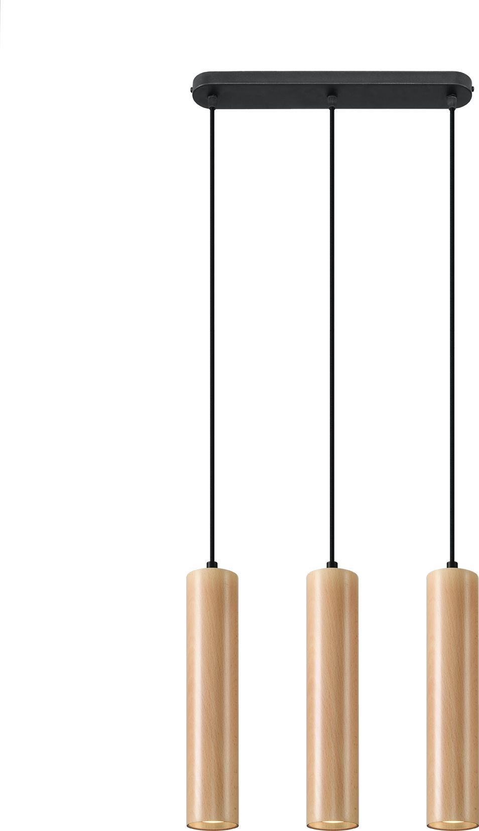 Lampa wisząca Sollux LINO nowoczesna czarny (SL.0638)