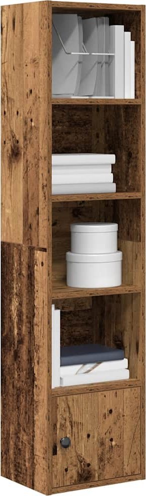 vidaXL vidaXL Regał, stare drewno, 31x24x127 cm, materiał drewnopochodny