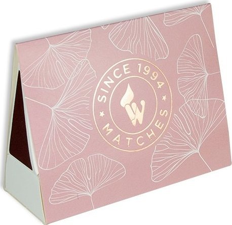 Wołoszyn Zapałki "Namiot" T-100 - MOTYW Kwiatów Różowy.