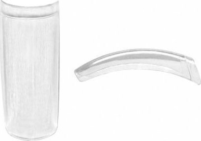 Bass Cosmetics Tipsy Royal z krótką kieszonką przezroczyste 50 szt. #2 / Bass Cosmetics