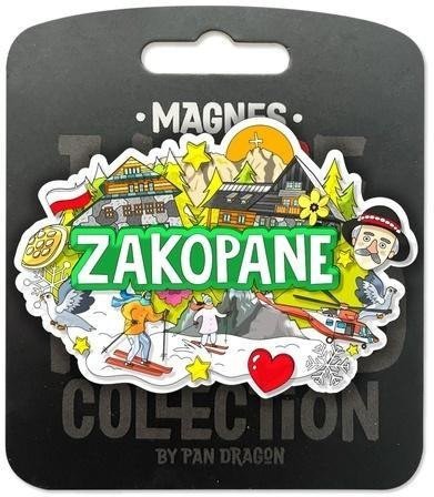 Pan Dragon Magnes I love Poland Zakopane ILP-MAG-C-ZAK-44