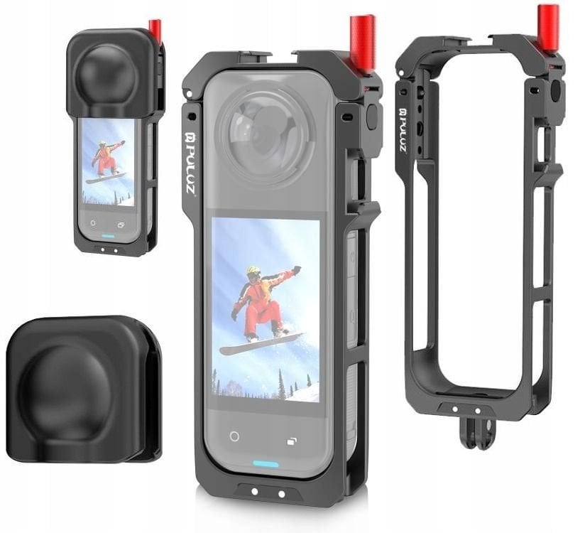 Frame Mount Uchwyt Obudowa Ramka 2x Iso Na Gopro + Dekielek Do Insta360 X5 / Pu759b