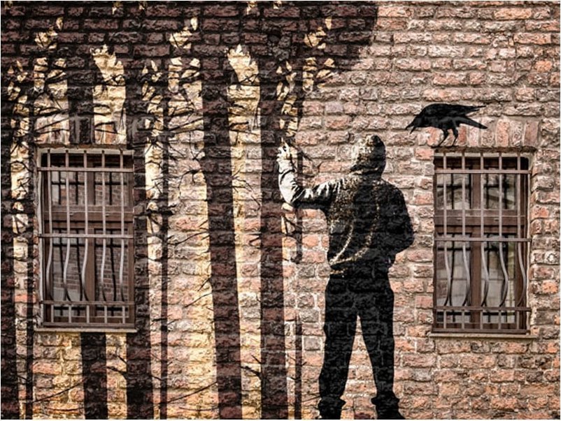 DecoNest Fototapeta - Miejska dżungla - 300X231