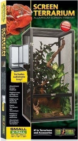 Exo Terra Terrarium siatkowe S/ wysokie, 45 cm x 45 cm x 60
