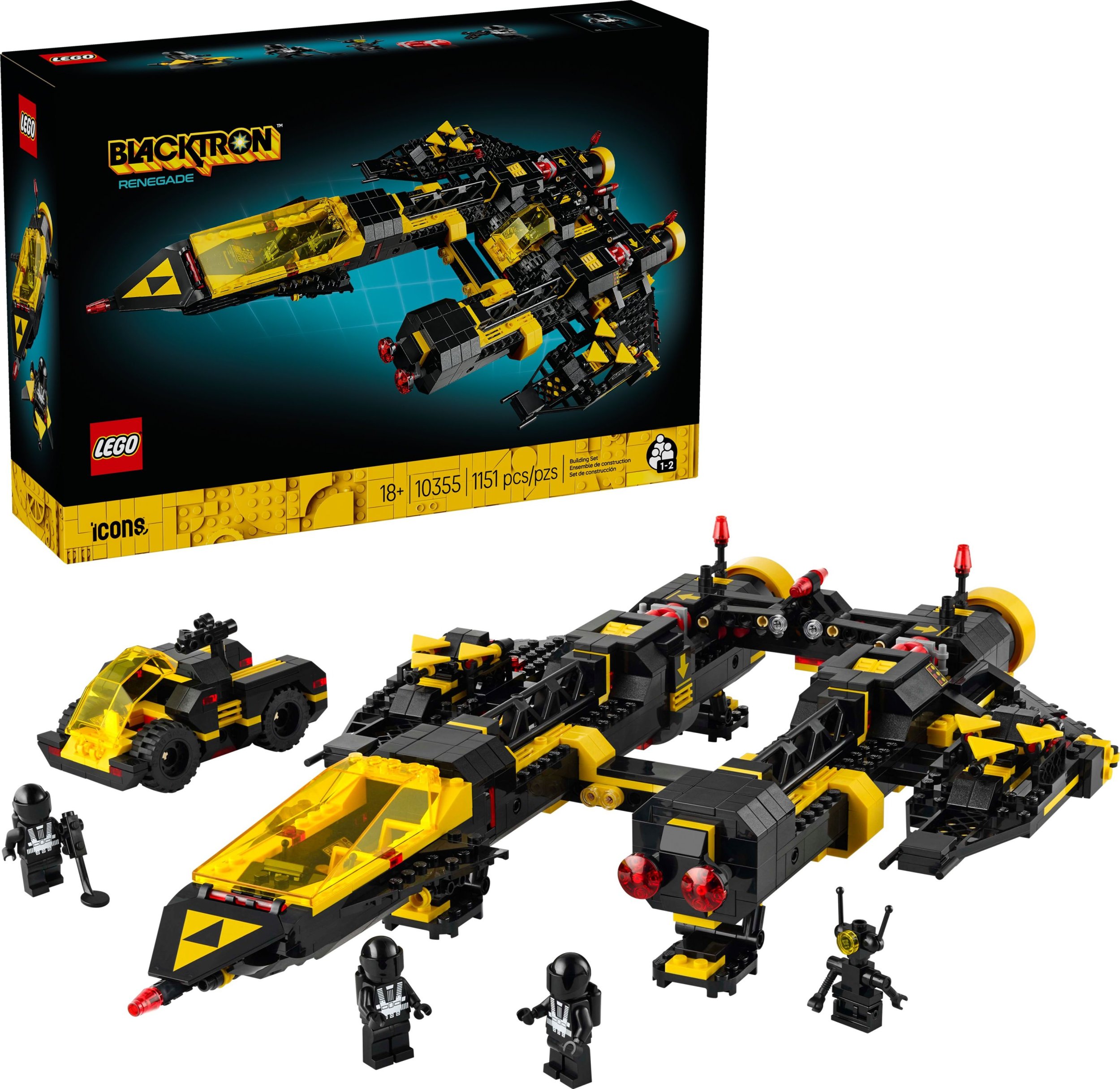 LEGO Icons Blacktron Renegade (10355)