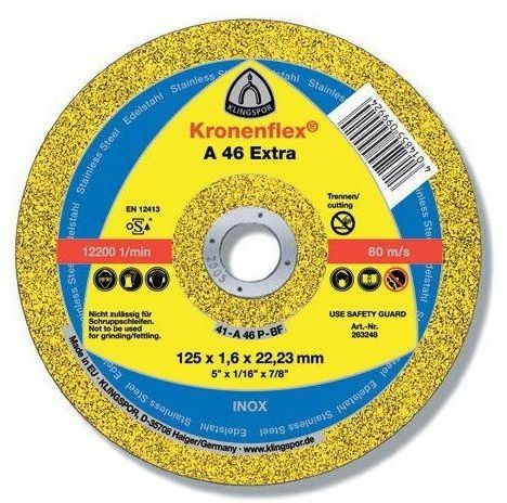 Klingspor Tarcza FLEX 41 125x1,6x22,2 A 46 EXTRA - 263248