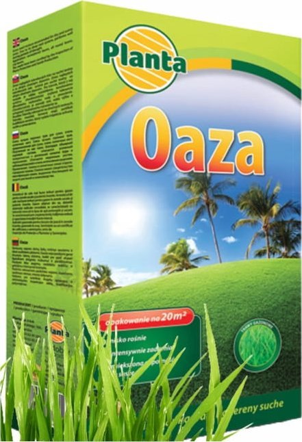 Mieszanka traw gazonowych na tereny suche i piaszczyste 0,9kg Trawa oaza