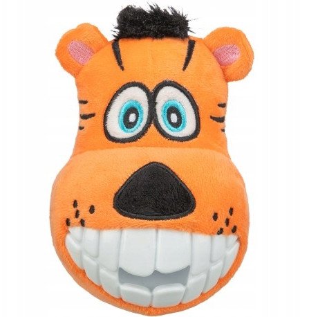 Tygrys, zabawka, dla psa, plusz/TPR, 16 cm, z d�wi�kiem