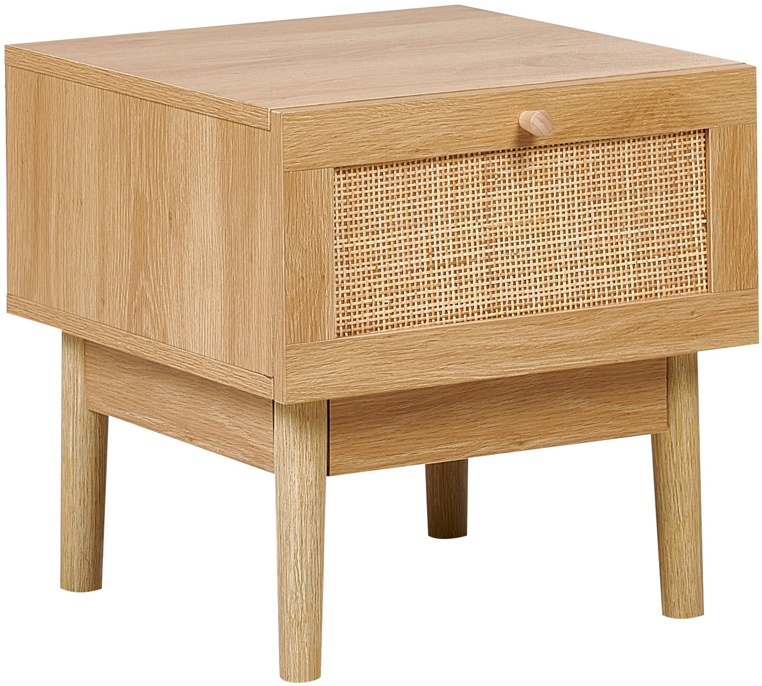 Szafka nocna 1 szuflada NIVO Jasnobrązowy