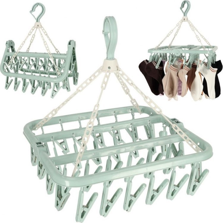 PrzydaSie Suszarka Wieszak Na Skarpety Bieliznę Składana