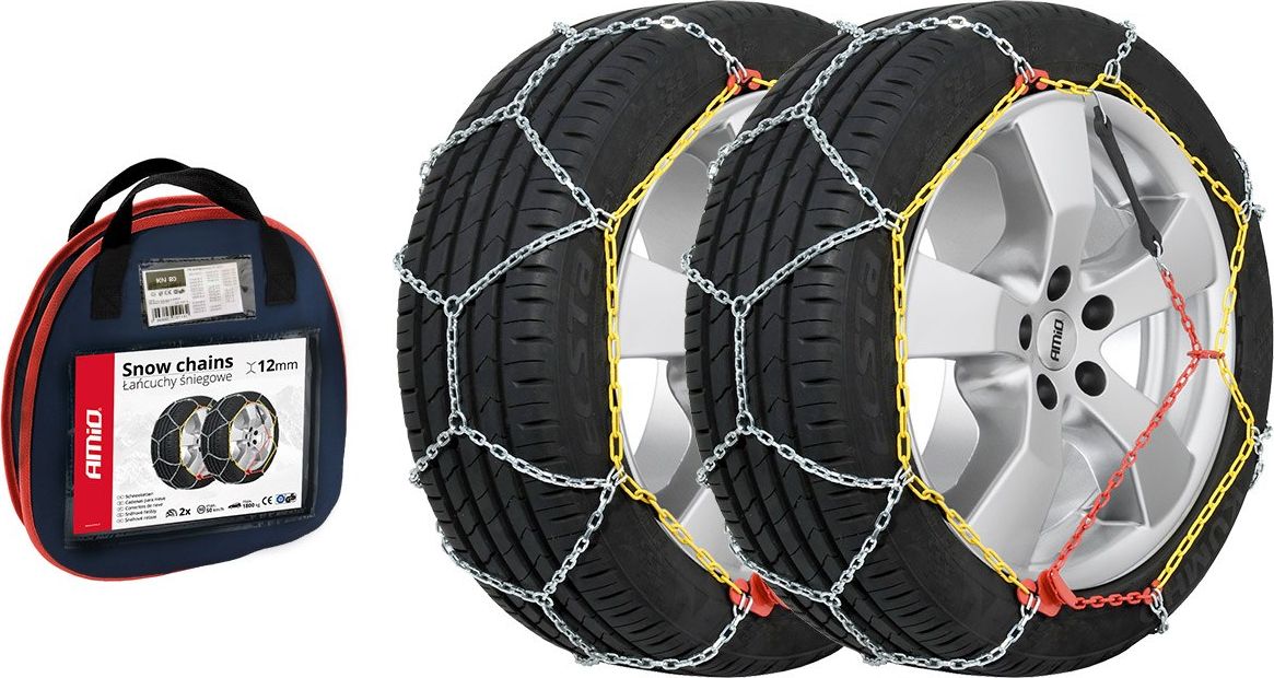 AMiO Łańcuchy śniegowe 12mm kn-130