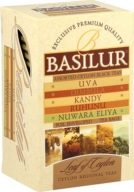 Basilur Zestaw czarnych herbat 5 smaków - 20 torebek