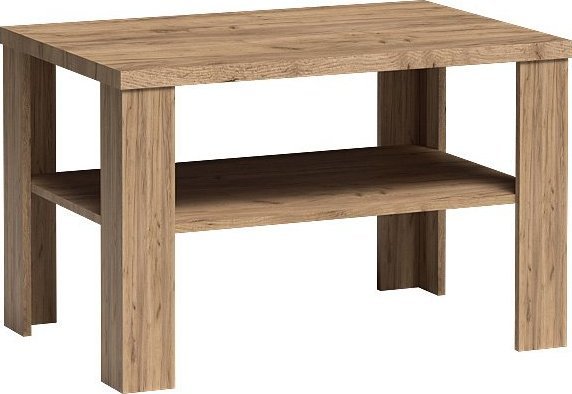 Elior Ława kawowa z półką kraft złoty - Almira 17X