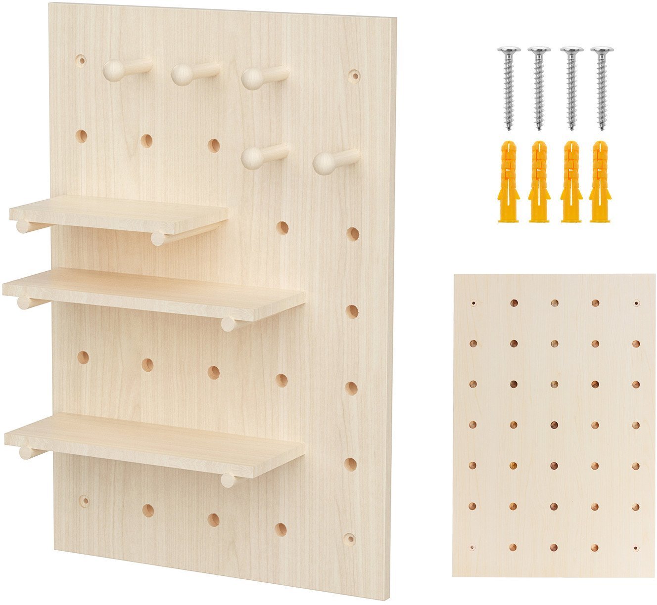 Drewniana tablica organizer Maclean, drewniany, 40x60cm, max. 20kg, MC-130 WD