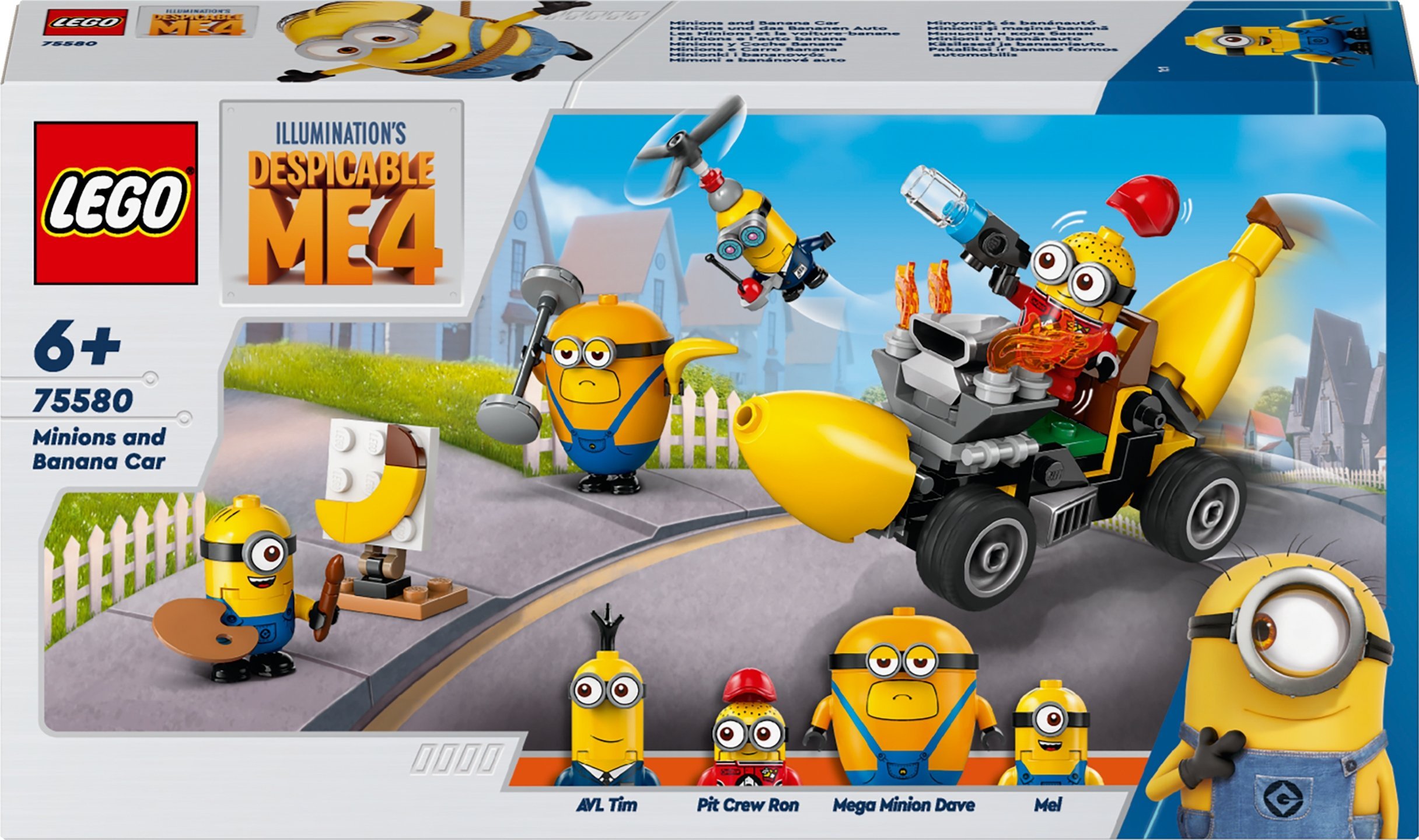LEGO Minions Minionki i bananowóz (75580)