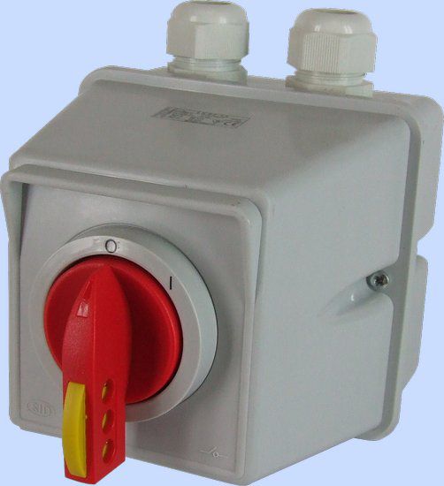 Elektromet Łącznik krzywkowy 0-I 3P 80A w obudowie na kłódkę IP65 ŁK 63-13/5 (926307)