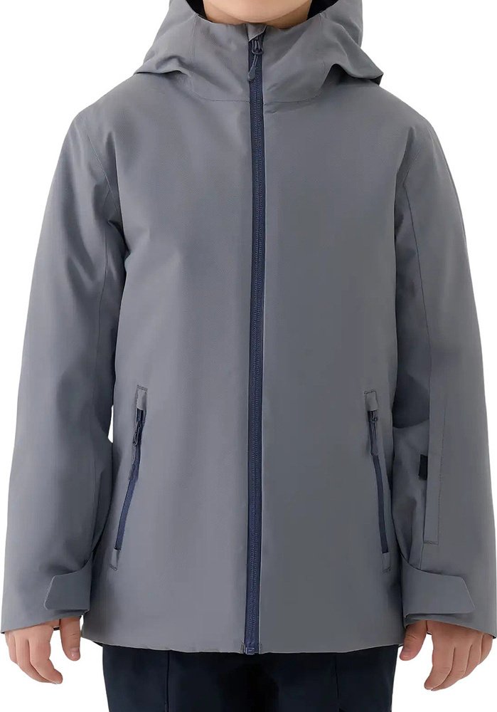 Kurtka narciarska dla chłopca 4F M0820 szara 4FJWAW25TTJAM0820 23S 140cm