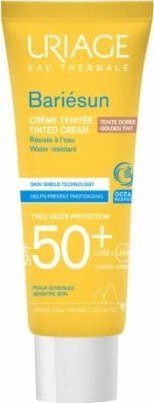 Uriage Uriage Bariesun, Przeciwsłoneczny Krem tonujący SPF 50+ opalony beż, 50 ml - Długi termin ważności!