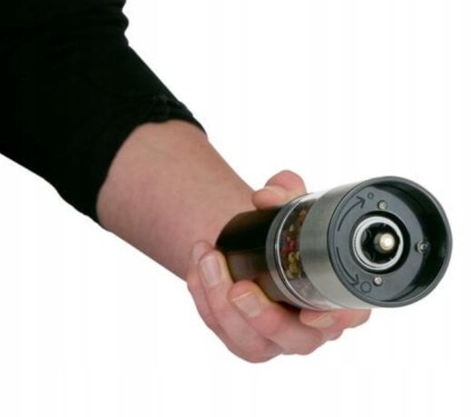 Alpina - Zestaw elektrycznych młynków do soli i pieprzu z akumulatorem USB (2 sztuki)