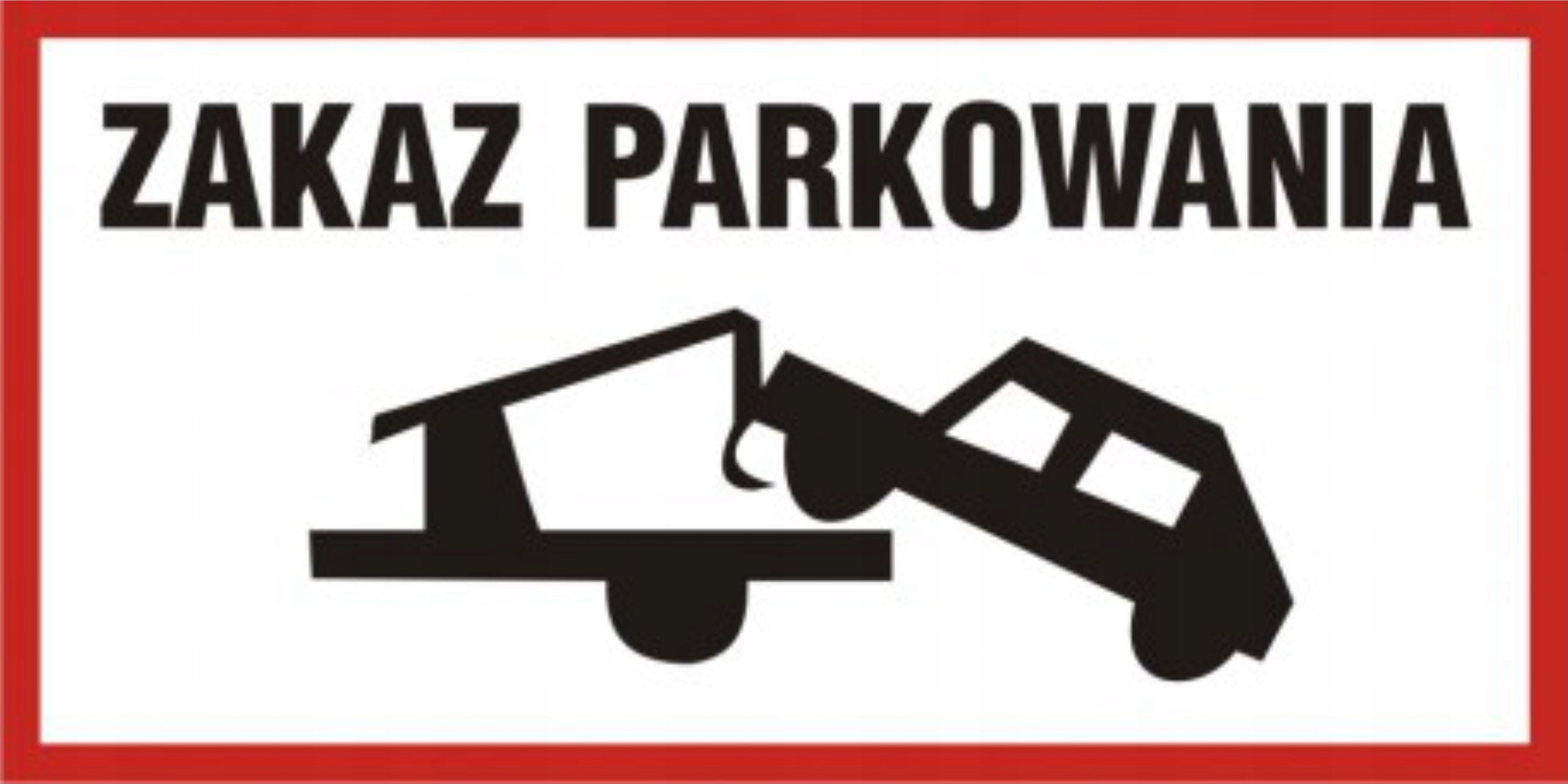 PROCERA Znak TDC, Zakaz parkowania