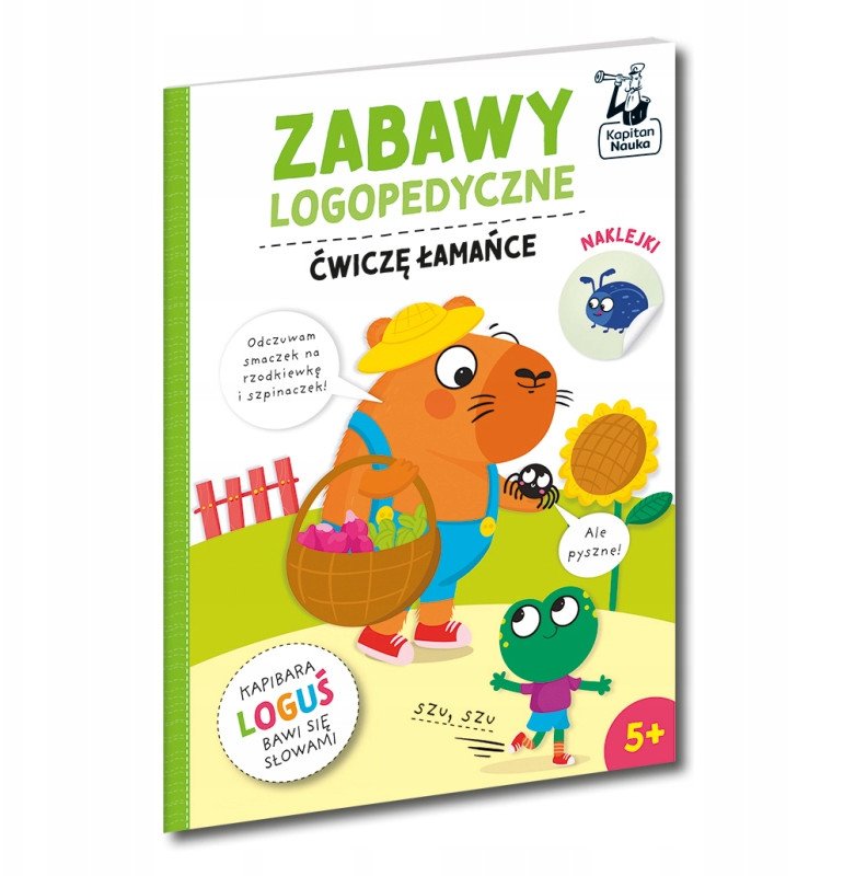 Kapitan Nauka. Zabawy logopedyczne. Ćwiczę łamańce