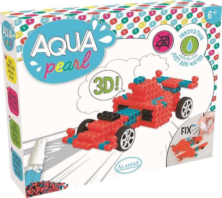 Aladine Zestaw Aqua pearl Wyścigówka