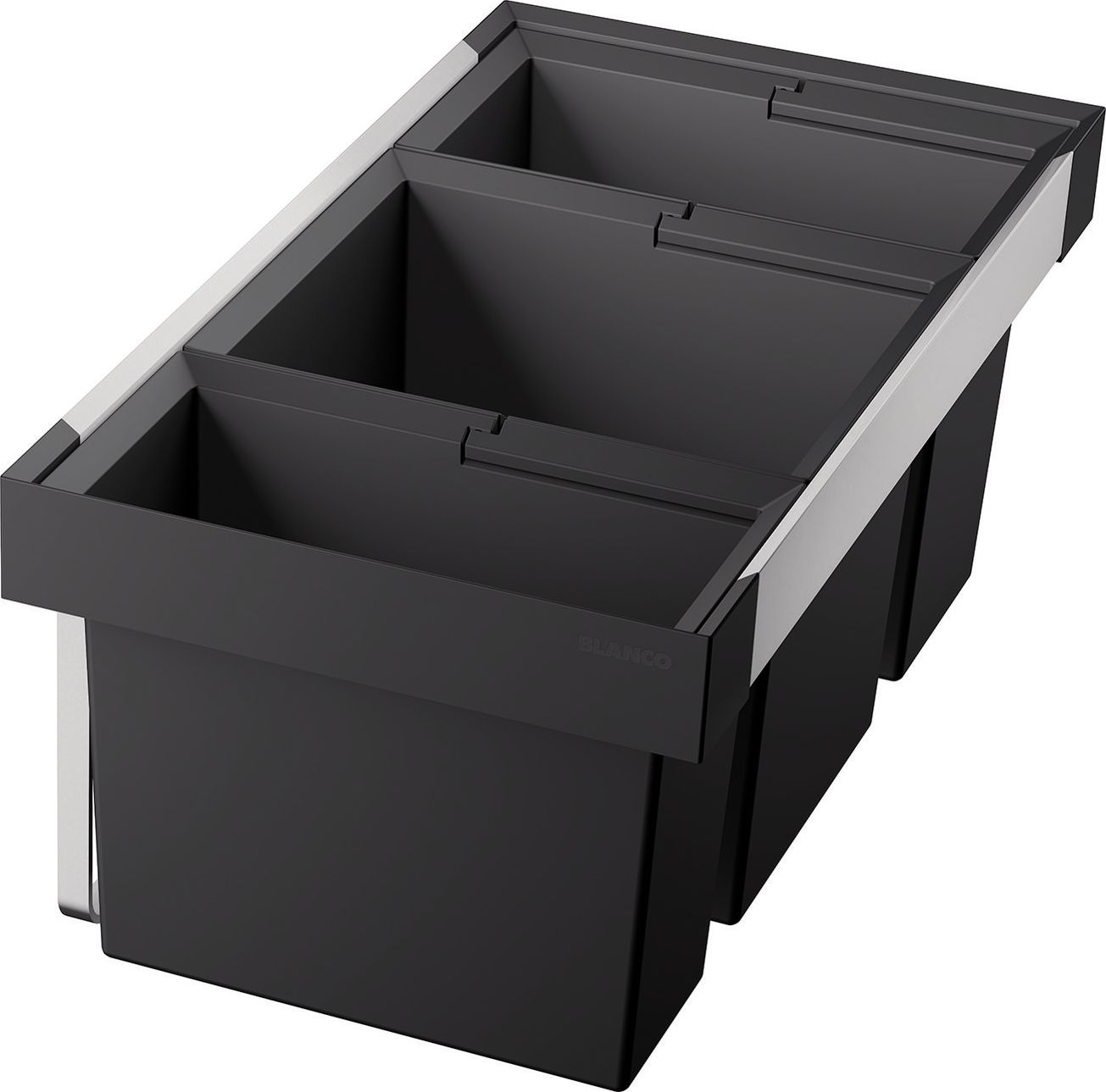 Kosz na śmieci Blanco szafkowy czarny (525221)