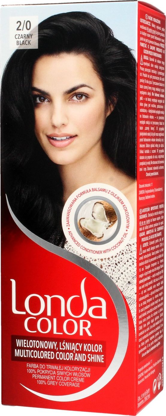 Londacolor Cream farba nr 2/0 czarny