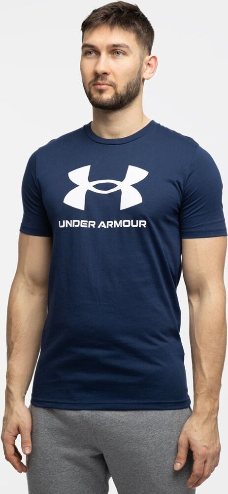 Under Armour Koszulka męska Under Armour Sportstyle Logo granatowa 1382911 408 S