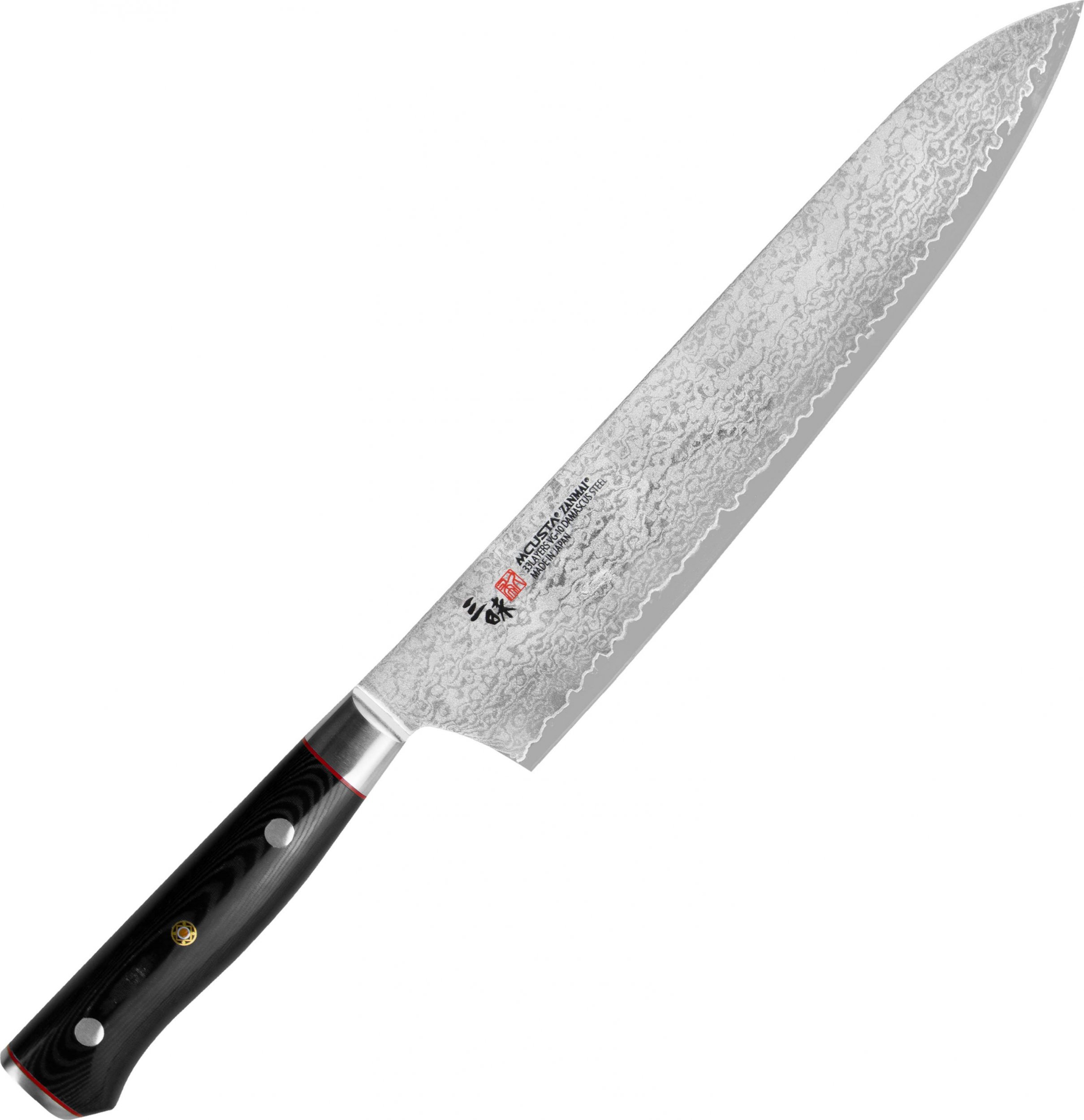 Mcusta Mcusta Zanmai VG-10 Pro Zebra Nóż szefa 24cm