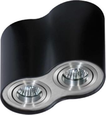 Lampa sufitowa Azzardo Lampa natynkowa tuba czarna AZzardo BROSS 2 AZ0782