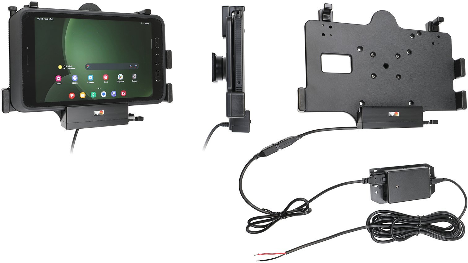 Brodit Halter aktiv Galaxy Tab Active 5 Molex Pogo-Pin